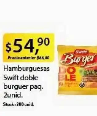 Swift Hamburguesas doble burguer paq. 2unid