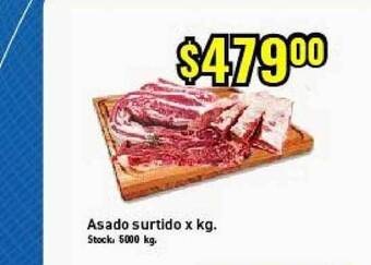 Supermercados Damesco Asado surtido x kg oferta