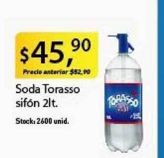 Torasso Soda sifón 2lt