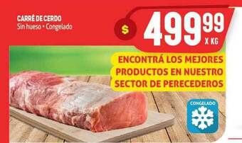 Makro Carré De Cerdo Sin hueso Congelado oferta