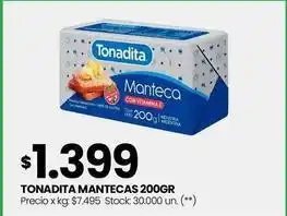 Changomas Tonadita - mantecas oferta