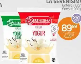 Alvear La Serenisima Entero / Light Sachet 900g oferta