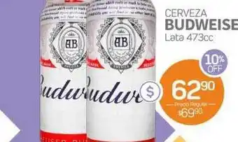 Alvear Budweise Cerveza Lata 473cc oferta