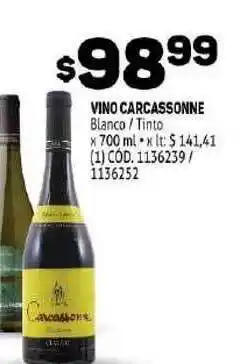 Makro Carcassonne Vino Blanco / Tinto x 700ml oferta