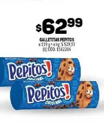 Makro Pepitos Galletitas x 119g oferta