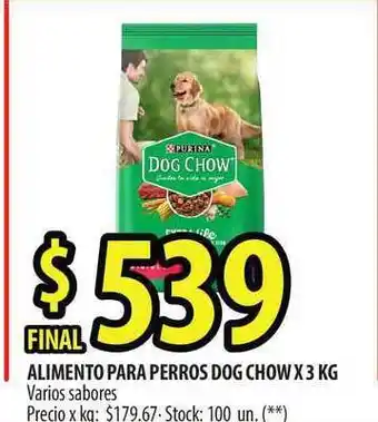 Punto Mayorista Purina Dog Chow Alimento Para Perros x 3kg oferta