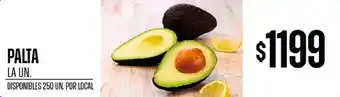 Supermercados Vea PALTA LA UN. oferta