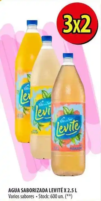 Punto Mayorista Levité Agua Saborizada x 2.5L oferta