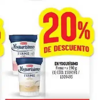 Makro La Serenisima En Yogurisimo Firme x 190g oferta
