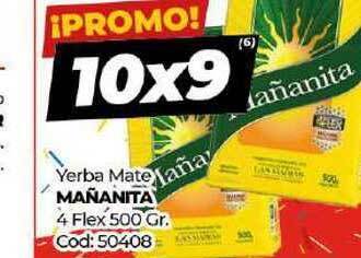 Diarco Mañanita Yerba Mate 4 Flex 500gr oferta