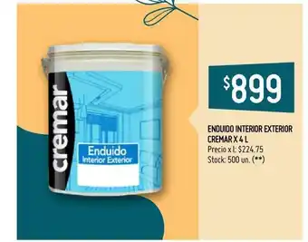 Walmart Enduido Interior Exterior Cremar oferta