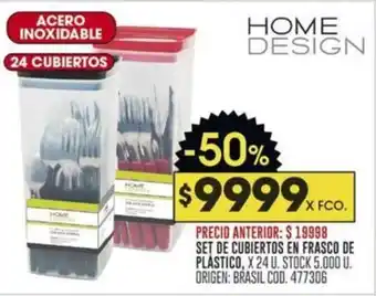Coto SET DE CUBIERTOS EN FRASCO DE PLASTICO X 24 U oferta