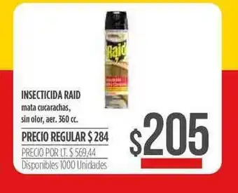 Supermercados Vea Insecticida Raid 360cc oferta