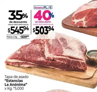 La Anonima Tapad E Asado oferta