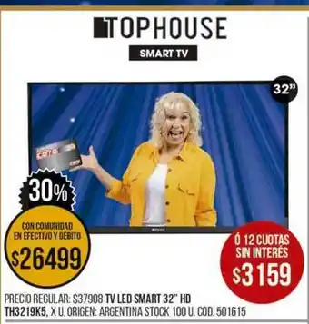 Coto Tv Led Smart 32 oferta