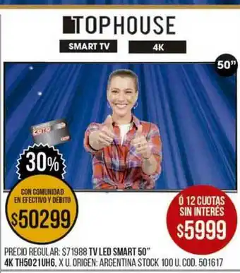 Coto Tv Led Smart 50 oferta