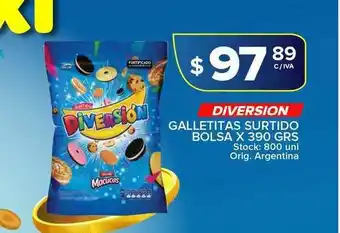 Carrefour Maxi Galletitas Surtido Bolsa x 390grs oferta