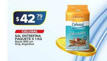 Carrefour Maxi Celusal Sal Entrefina Paquete oferta