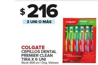Carrefour Maxi Colgate Cepillos Dental Premier Clean Tira X 6 Uni oferta