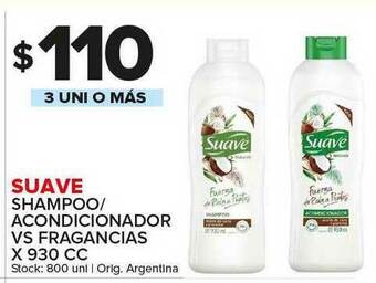 Carrefour Maxi Suave Shampoo Acondicionador Vs Fragancias x 930cc oferta