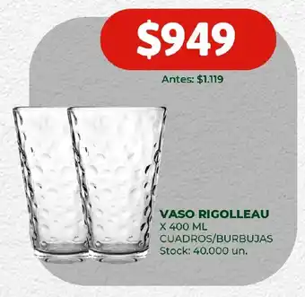 Super MAMI VASO RIGOLLEAU X 400 ML oferta