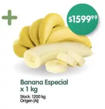 Supermercados Buenos Días Banana Especial x 1 kg oferta