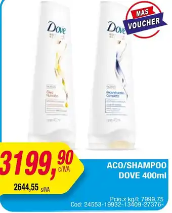 ACO/SHAMPOO DOVE 400ml