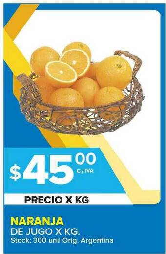 Carrefour Maxi Naranja De Jugo oferta