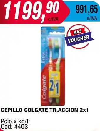 Maxiconsumo CEPILLO COLGATE TR.ACCION 2x1 oferta