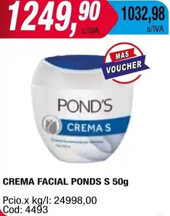 Maxiconsumo CREMA FACIAL PONDS S 50g oferta