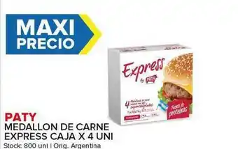Carrefour Maxi Patyu Medallon De Carne Express Caja oferta