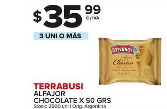Carrefour Maxi Terrabusi Alfajor Chocolate x 50grs oferta