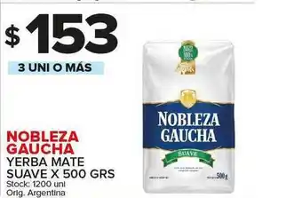 Carrefour Maxi Nobleza Gaucha Yerba Mate Suave x 500grs oferta