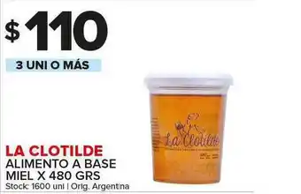 Carrefour Maxi La Clotilde Alimento A Base Miel x 480grs oferta