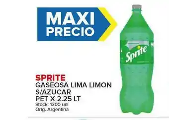 Carrefour Maxi Sprite Gaseosa Lima Limon S Azucar oferta