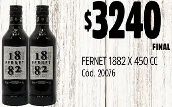 FERNET 1882 X 450 CC