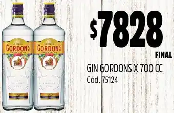 Supermercados Yaguar GIN GORDONS X 700CC oferta