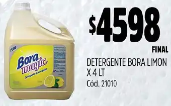 Supermercados Yaguar DETERGENTE BORA LIMON X 4LT oferta