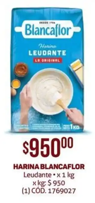 Makro HARINA BLANCAFLOR Leudante x 1kg oferta