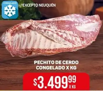 Makro PECHITO DE CERDO CONGELADO X KG oferta