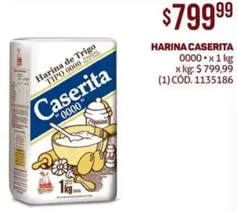 Makro HARINA CASERITA 0000 x 1kg oferta