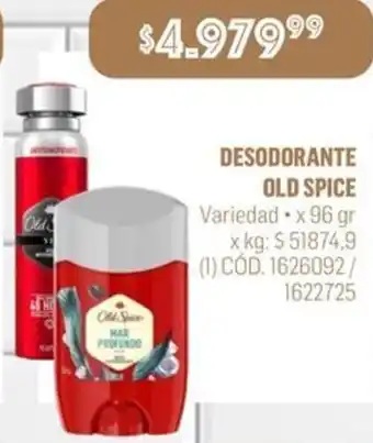 Makro DESODORANTE OLD SPICE Variedad x 96gr oferta