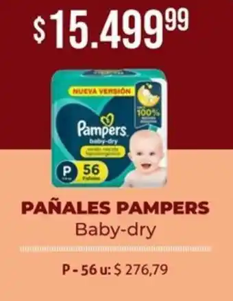 Makro PAÑALES PAMPERS Baby-dry oferta