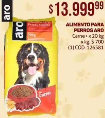 Makro ALIMENTO PARA PERROS ARO Carne x 20kg oferta