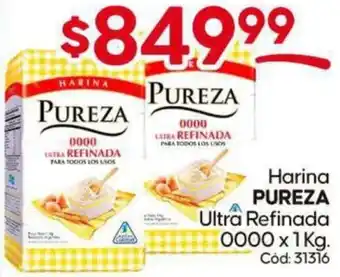 Diarco Harina PUREZA Ultra Refinada 0000 x 1kg oferta