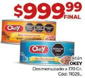 Diarco Atún OKEY Desmenuzado x 170gr oferta