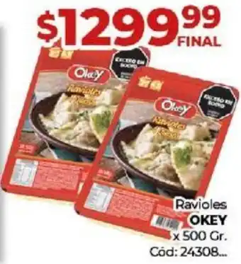 Diarco Ravioles OKEY x 500gr oferta