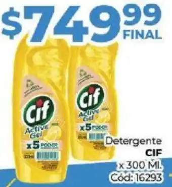 Diarco Detergente CIF x 300ml oferta
