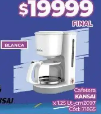 Diarco Cafetera KANSAI x 1.25lt oferta