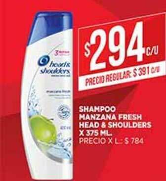 Supermercados DIA Shampoo Manzana Fresh Head & Shoulders x 375ml oferta